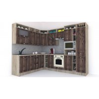 Bucatarie de Colt LEEA ART CORNER FRONT MDF OLDER 220-280 DR. K002 / decor 264