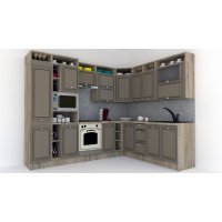 Bucatarie de Colt LEEA ART CORNER FRONT MDF OLDER 220-280 ST. K002 / decor 200