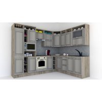 Bucatarie de Colt LEEA ART CORNER FRONT MDF OLDER 220-280 ST. K002 / decor 227