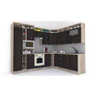 Bucatarie de Colt LEEA ART CORNER FRONT MDF OLDER 220-280 ST. K002 / decor 244