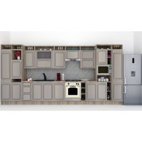 Bucatarie LEEA ART FRONT MDF ELBA 460A K002 / decor 227
