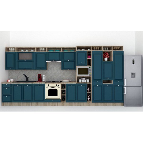 Bucatarie LEEA ART FRONT MDF ELBA 460B K002 / decor 259
