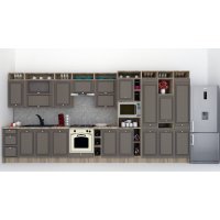 Bucatarie LEEA ART FRONT MDF STILE 460B K002 / decor 265