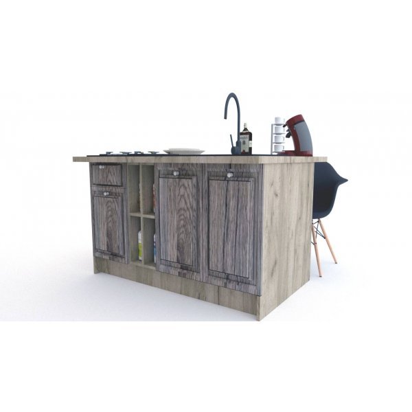 Bucatarie LEEA ART INSULA FRONT MDF PORTAL K002 / decor 213