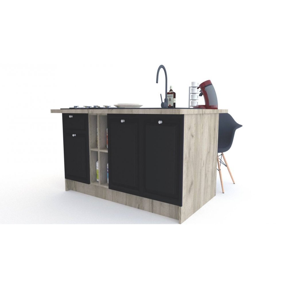 Bucatarie LEEA ART INSULA FRONT MDF PORTAL K002 / decor 244
