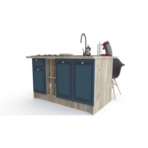 Bucatarie LEEA ART INSULA FRONT MDF PORTAL K002 / decor 259