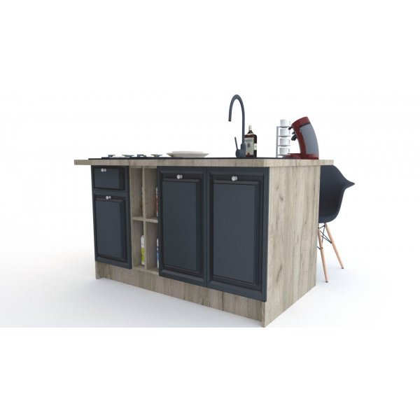 Bucatarie LEEA ART INSULA FRONT MDF PORTAL K002 / decor 266