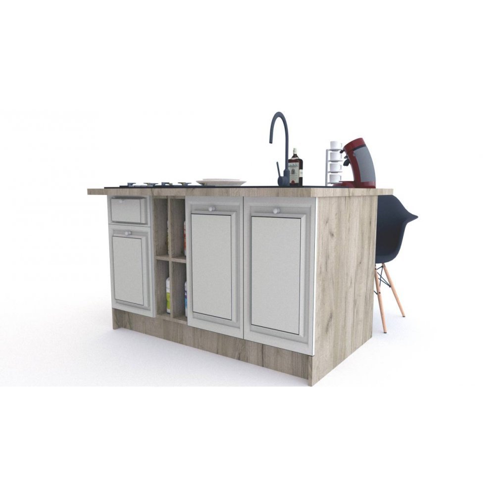 Bucatarie LEEA ART INSULA FRONT MDF REGULARNY K002 / decor 102
