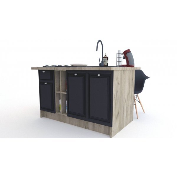 Bucatarie LEEA ART INSULA FRONT MDF REGULARNY K002 / decor 258