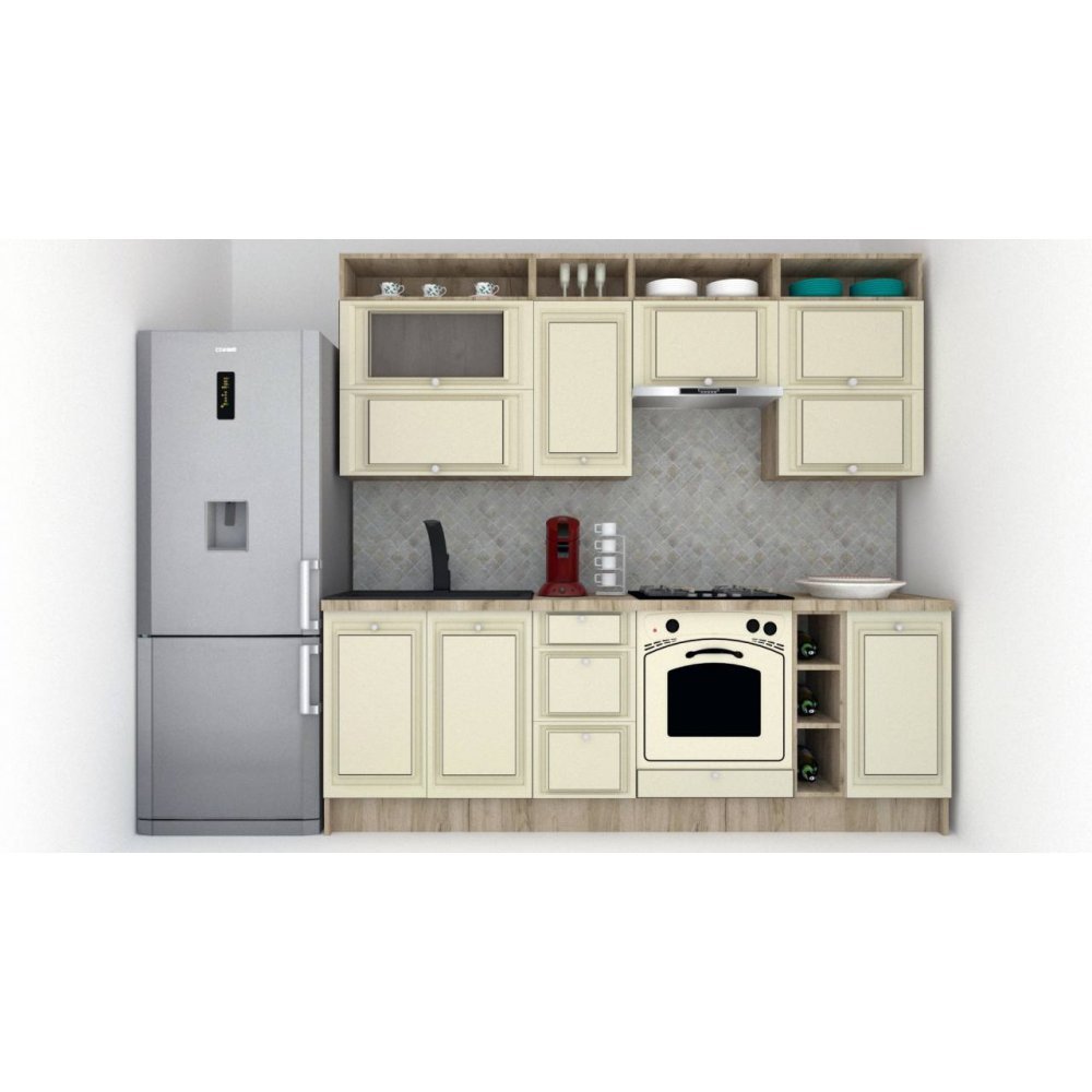 Bucatarie LEEA ART FRONT MDF EKRAN 240A K002 / decor 232