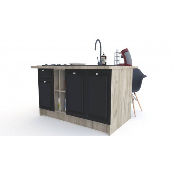 Bucatarie LEEA ART INSULA FRONT MDF PARMA K002 / decor 225
