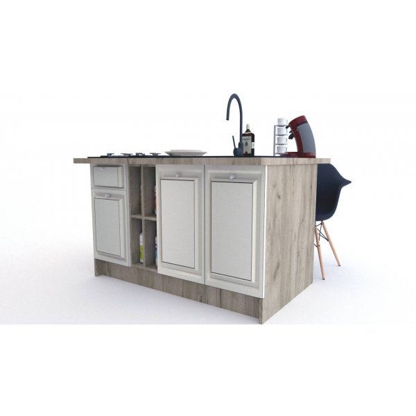 Bucatarie LEEA ART INSULA FRONT MDF PARMA K002 / decor 242