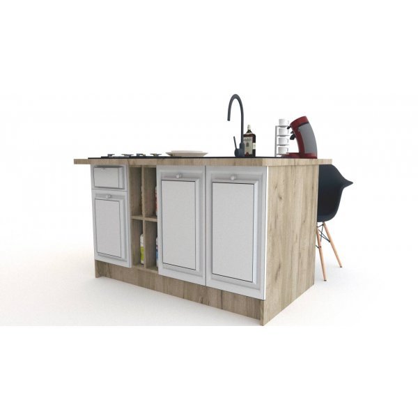Bucatarie LEEA ART INSULA FRONT MDF PARMA K002 / decor 263
