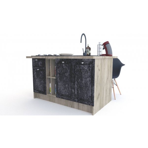 Bucatarie LEEA ART INSULA FRONT MDF PARMA K002 / decor 267