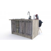 Bucatarie LEEA ART INSULA FRONT MDF ALAMO K002 / decor 213