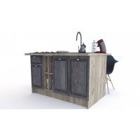 Bucatarie LEEA ART INSULA FRONT MDF ALAMO K002 / decor 247