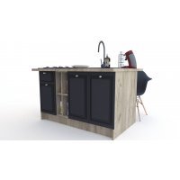Bucatarie LEEA ART INSULA FRONT MDF ALAMO K002 / decor 258