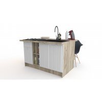 Bucatarie LEEA ART INSULA FRONT MDF VERTICAL K002 / decor 263