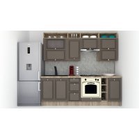 Bucatarie LEEA ART FRONT MDF ALAMO 240A K002 / decor 218