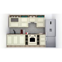 Bucatarie LEEA ART FRONT MDF EKRAN 260 K002 / decor 191