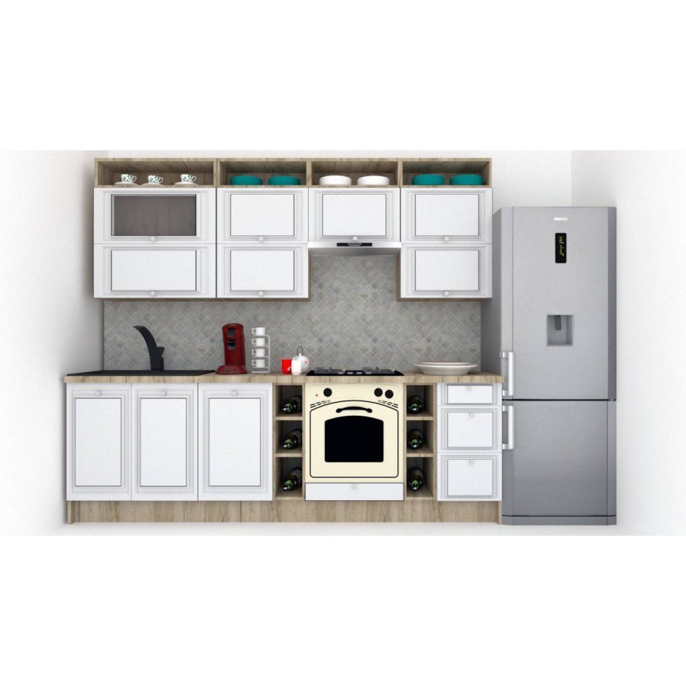 Bucatarie LEEA ART FRONT MDF EKRAN 260 K002 / decor 263