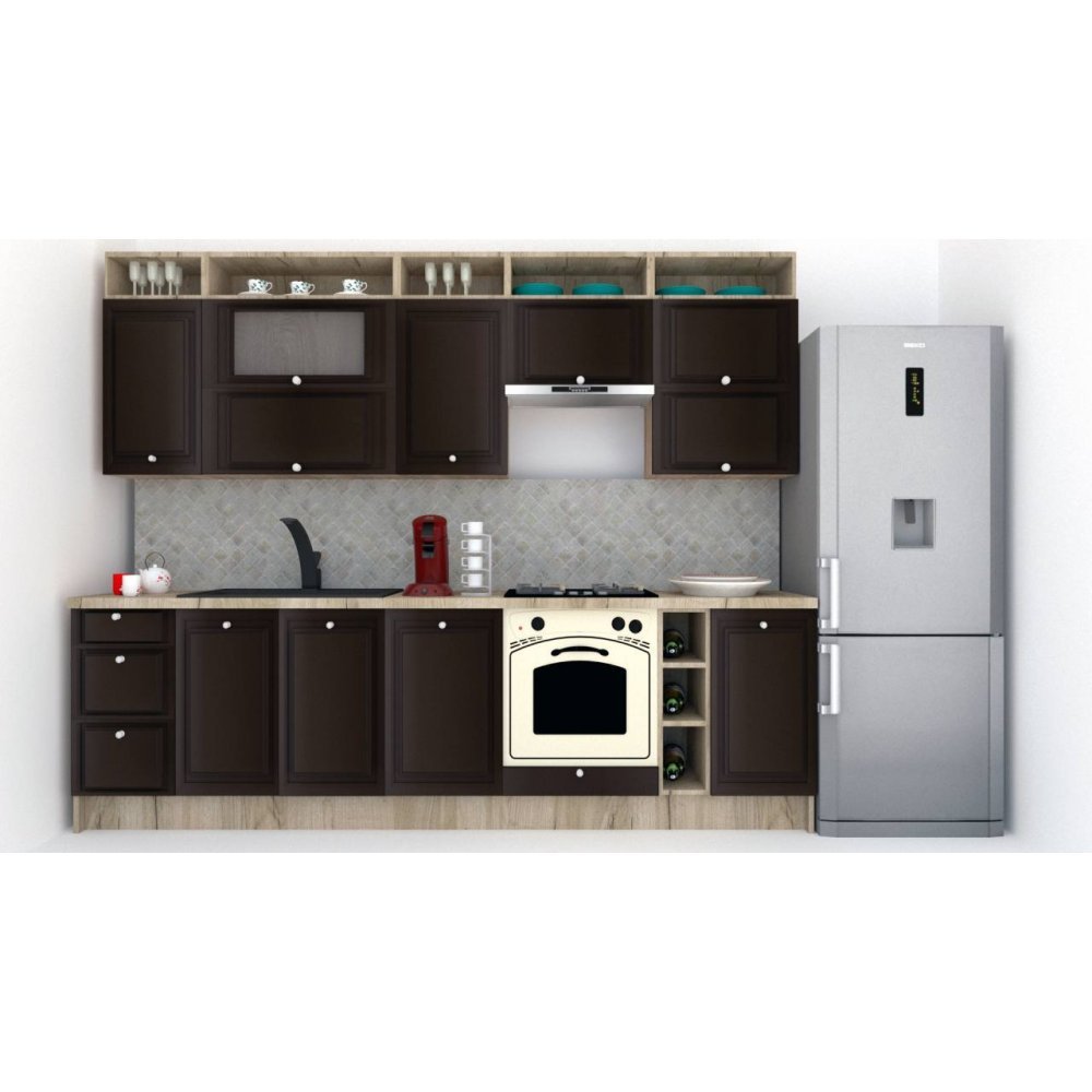 Bucatarie LEEA ART FRONT MDF EKRAN 280 K002 / decor 176