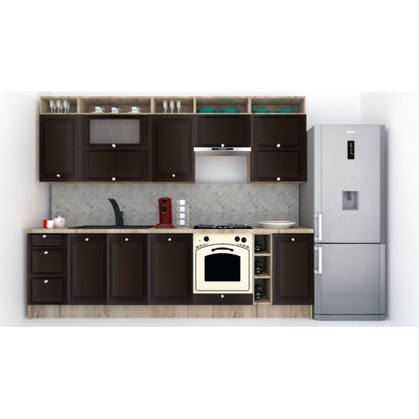 Bucatarie LEEA ART FRONT MDF EKRAN 280 K002 / decor 176