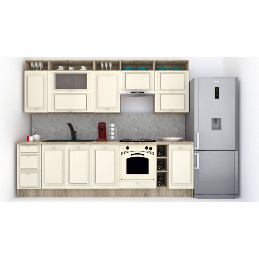 Bucatarie LEEA ART FRONT MDF EKRAN 280 K002 / decor 242