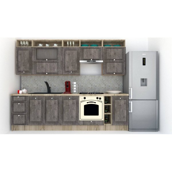 Bucatarie LEEA ART FRONT MDF EKRAN 280 K002 / decor 247