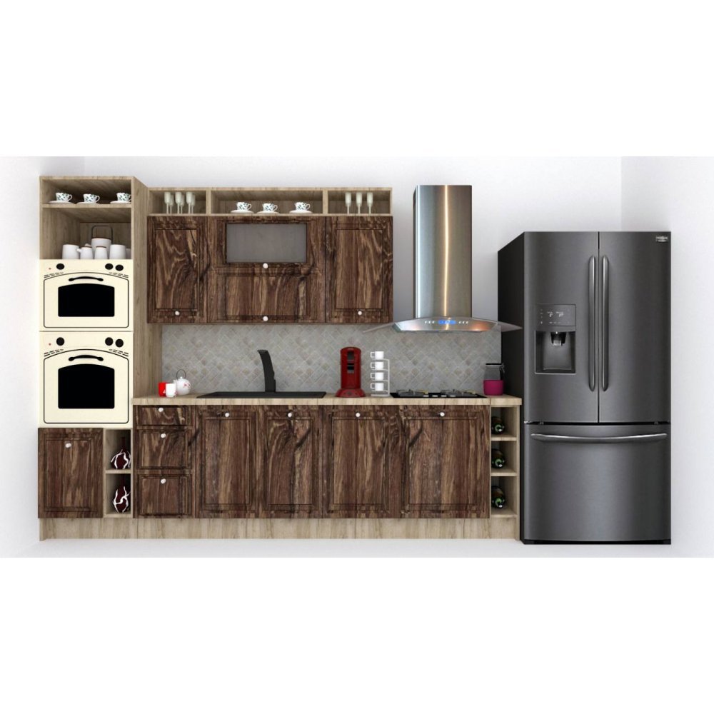 Bucatarie LEEA ART FRONT MDF ALAMO 300A K002 / decor 264