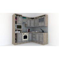 Bucatarie de Colt LEEA ART CORNER FRONT MDF FRESCO 180-220 A ST. K002 / decor 246