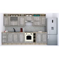 Bucatarie LEEA ART FRONT MDF ALAMO 320A K002 / decor 246