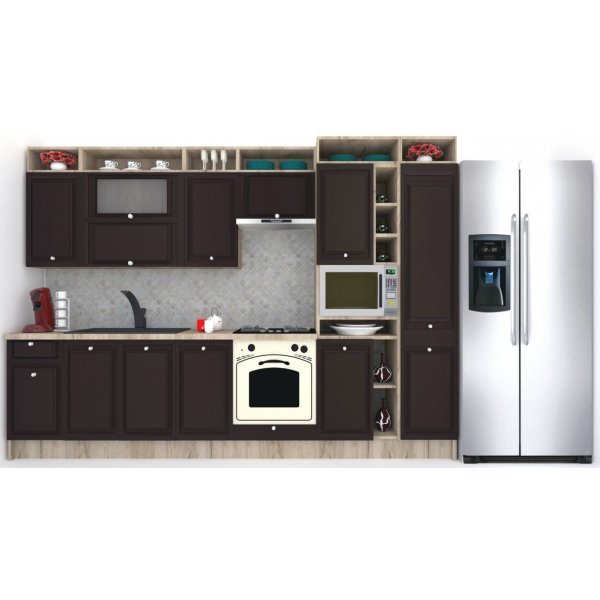 Bucatarie LEEA ART FRONT MDF EKRAN 320B K002 / decor 244