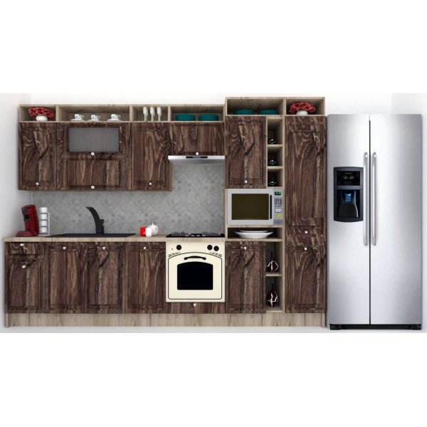 Bucatarie LEEA ART FRONT MDF EKRAN 320B K002 / decor 264