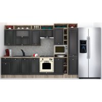 Bucatarie LEEA ART FRONT MDF EKRAN 320B K002 / decor 266