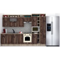 Bucatarie LEEA ART FRONT MDF PARMA 320B K002 / decor 264