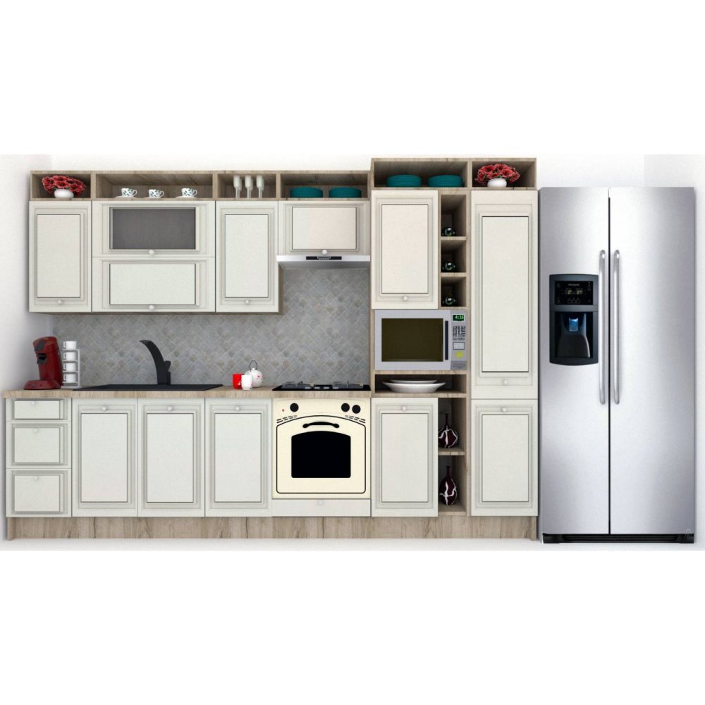 Bucatarie LEEA ART FRONT MDF ALAMO 320C K002 / decor 102