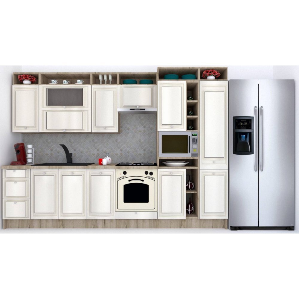 Bucatarie LEEA ART FRONT MDF ALAMO 320C K002 / decor 242