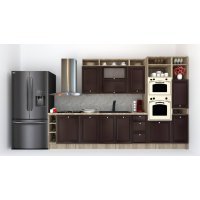 Bucatarie LEEA ART FRONT MDF ALAMO 340A DR. K002 / decor 176