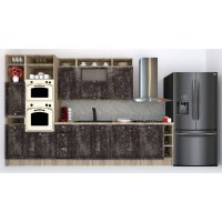 Bucatarie LEEA ART FRONT MDF EKRAN 340A ST. K002 / decor 267 Bucatarie LEEA ART FRONT MDF EKRAN 340A ST. K002 / decor 267