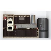 Bucatarie LEEA ART FRONT MDF PARMA 340A ST. K002 / decor 225 Bucatarie LEEA ART FRONT MDF PARMA 340A ST. K002 / decor 225