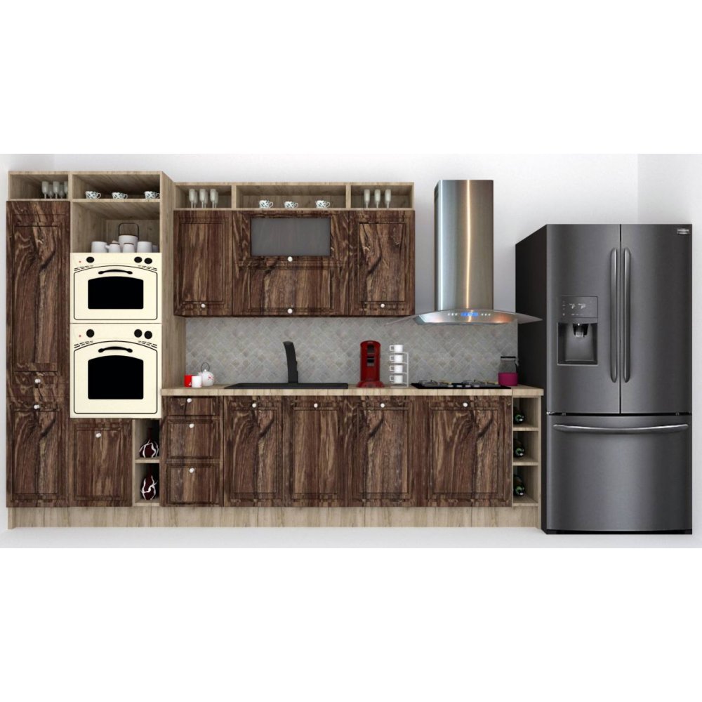 Bucatarie LEEA ART FRONT MDF ALAMO 340B K002 / decor 264 Bucatarie LEEA ART FRONT MDF ALAMO 340B K002 / decor 264