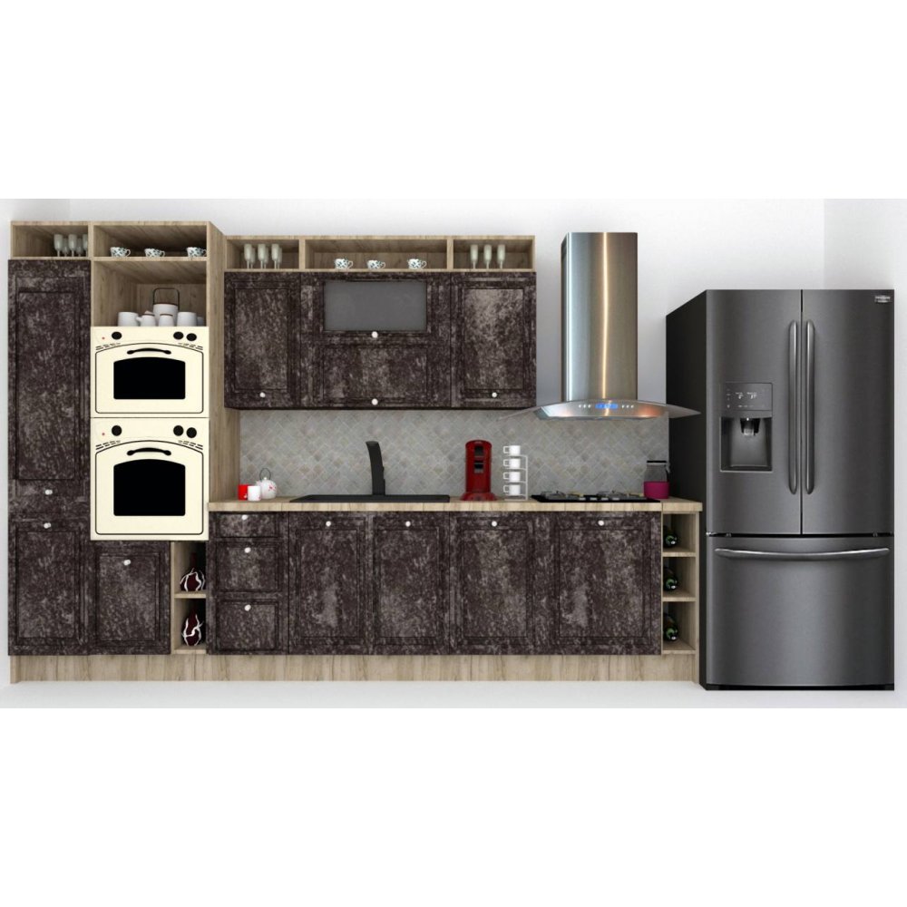 Bucatarie LEEA ART FRONT MDF EKRAN 340B K002 / decor 267