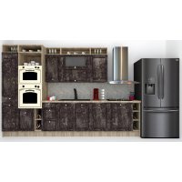 Bucatarie LEEA ART FRONT MDF EKRAN 340B K002 / decor 267