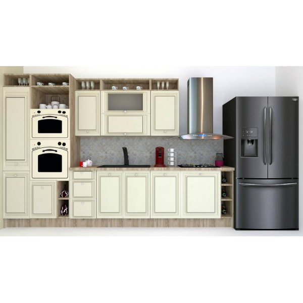 Bucatarie LEEA ART FRONT MDF PARMA 340B K002 / decor 191