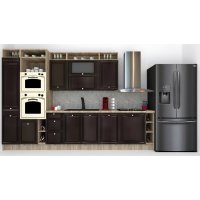 Bucatarie LEEA ART FRONT MDF PARMA 340B K002 / decor 225
