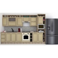 Bucatarie LEEA ART FRONT MDF ALAMO 340C K002 / decor 243