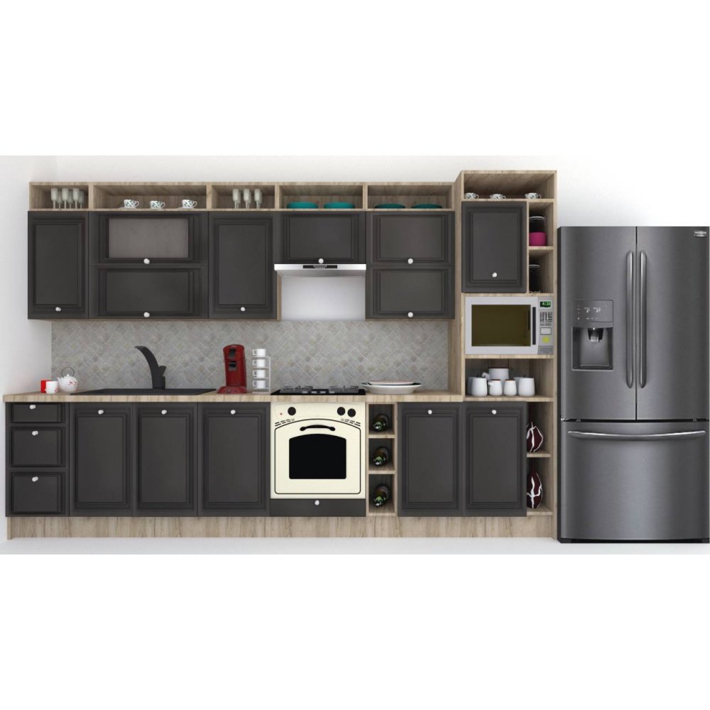 Bucatarie LEEA ART FRONT MDF ALAMO 340C K002 / decor 266