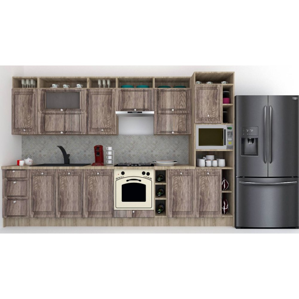 Bucatarie LEEA ART FRONT MDF EKRAN 340C K002 / decor 213