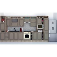 Bucatarie LEEA ART FRONT MDF EKRAN 420 K002 / decor 200